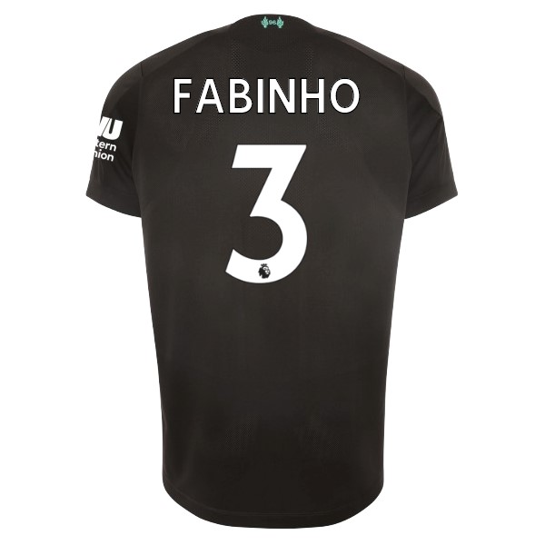 Camiseta Liverpool NO.3 Fabinho Tercera equipo 2019-20 Negro